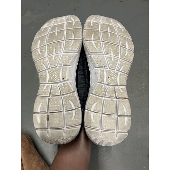 Skechers Tennis Shoes Woman’s Sz 7 Gray Slip-Ins Air Cooled Memory Foam Comfort - Picture 10 of 10